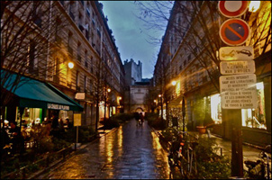 Paris in Rain